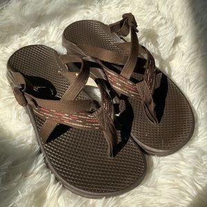 Chaco Hipthong Ecotread Stitch Brown Sandals
